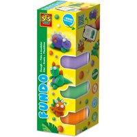 SES Creative FunDo dough - Dinos (3x90gr-1x40gr) | Size: 1 Pack