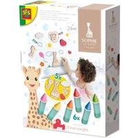 SES Creative Sophie la girafe - Bath crayons with shapes | Size: 1 Pack