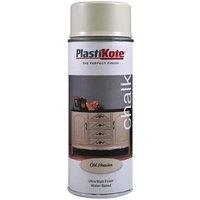 Plastikote Chalk Finish Spray Old Hessian 400ml in Beige