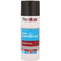 Plastikote Trade High Temperature Spray Paint Black 400Ml