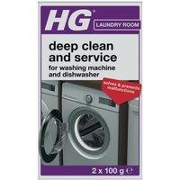 HGL HG Deep Clean & Service for Washing Machines & Dishwashers 200g in White