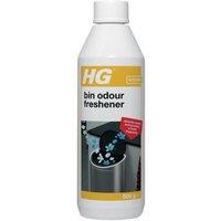 HG Bin Odour Freshener Deodoriser & Odour Remover for Nappy, Wheelie, Kitchen & Compost Caddies 500g in Clear