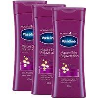 Vaseline 3x Intensive Care Body Lotion, Mature Skin, 400ml in White