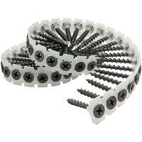 SENCO Duraspin Collated Screws Drywall To Wood Screw 3.9 X 35Mm Pack 1000 in Black