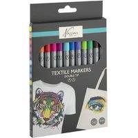 Totum Textile Dual Markers 12 pieces. Asstd in FC Windowbox | Size: 1 Pack
