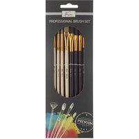 Totum Professional Brush Set, 10 Pieces In Paper Packaging in Black | Size: 1 Pack