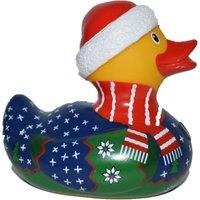 Bud Ducks Deluxe Christmas Jumper Rubber Duck in Red