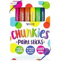 Ooly Chunkies Tempera Paint Sticks Set of 12 Multi