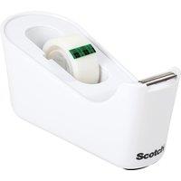 Scotch C18 White Tape Dispenser with Magic Tape 19mm x 33m 1 Roll/Pack