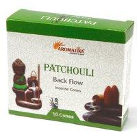 KDMD Aromatica Backflow Incense Cones - Patchouli in Green