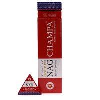 KDMD 42g Jumbo Golden Nag - Champa Backflow Incense Cones in Red