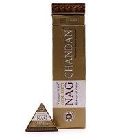 KDMD 42g Jumbo Golden Nag - Chandan Backflow Incense Cones in Brown