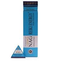 KDMD 42g Jumbo Golden Nag - Reiki Energy Backflow Incense Cones in Blue
