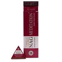 KDMD 42g Jumbo Golden Nag - Meditation Backflow Incense Cones in Maroon