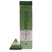 KDMD 42g Jumbo Golden Nag - White Sage Backflow Incense Cones in Green