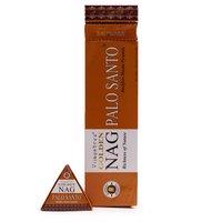 KDMD 42g Jumbo Golden Nag - Palo Santo Backflow Incense Cones in Orange