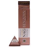KDMD 42g Jumbo Golden Nag - Benzoin Backflow Incense Cones in Brown