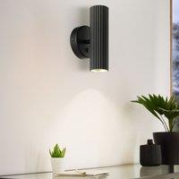 Eglo Portillo Aluminium & Steel Modern Uplight & Wall Down Light, Black
