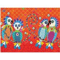 Maxwell & Williams Love Hearts Fan Club Cockatoos Print 100% Cotton Tea Towel