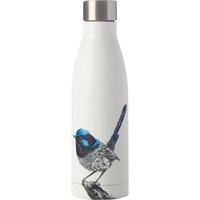 Maxwell & Williams Marini Ferlazzo 500ml Superb Fairy-wren Double Walled Insulated Bottle in White