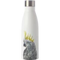 Maxwell & Williams Marini Ferlazzo 500ml Sulphur-crested Cockatoo Double Walled Insulated Bottle in White