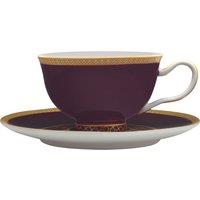 Maxwell & Williams Teas & C's Kasbah Violet 200ml Footed Cup & Saucer in Purple