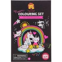 Tiger Tribe Neon Unicorn Colouring Set & Drawing Set