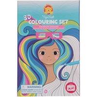 Tiger Tribe Rainbow Dreams 3D Colouring Set & Drawing Set