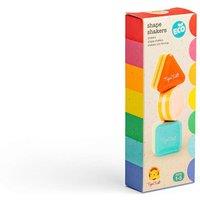 Tiger Tribe Shape Shakers (3pc) - 2-in-1 Baby Shaker & Stacking Toys