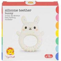 Tiger Tribe Silicone Bunny Teether - Chewy Animal Teething Buddy