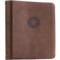 Thomas Nelson NKJV, Thinline Bible Youth Edition, Leathersoft, Brown, Red
