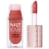 Revolution Pout Bomb Plumping Lip Gloss in Melba Warm Peach