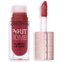 Revolution Pout Bomb Plumping Lip Gloss in Rosewood Rose Pink