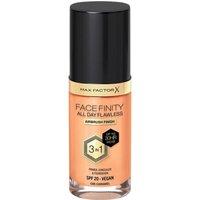 Max Factor Facefinity All Day Flawless 3 in 1 Vegan Foundation in Caramel | Size: 30ml