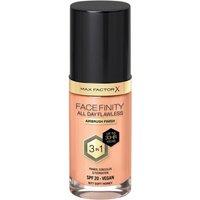 Max Factor Facefinity All Day Flawless 3 in 1 Vegan Foundation in Soft Honey | Size: 30ml
