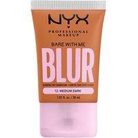 NYX Professional Makeup Bare With Me Blur Tint Foundation in Medium Dark | Size: 30ml
