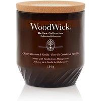 Woodwick Cherry Blossom & Vanilla Renew Medium Candle