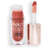 Revolution Pout Bomb Shimmer Lip Gloss in Nude Glow