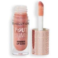 Revolution Pout Bomb Shimmer Lip Gloss in Glimmer Nude
