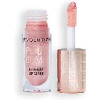 Revolution Pout Bomb Shimmer Lip Gloss in Shine Pink