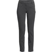 Lands' End Women's Slim Leg Cropped Chinos, Mid Rise in Black | Size: 14-16
