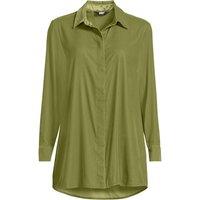 Lands' End Women's Velvet Blouse in Green | Size: 18