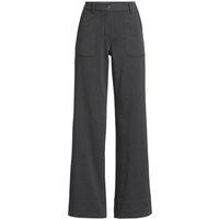 Lands' End Women's Chino Trousers, Mid Rise in Black | Size: 14-16