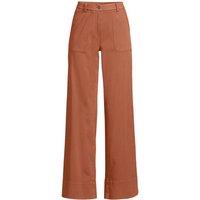 Lands' End Women's Chino Trousers, Mid Rise in Brown | Size: 20