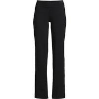 Lands' End Women's Plus Starfish Straight Leg Stretch Jersey Trousers in Black | Size: 20-22
