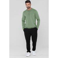 Enorsia Men's Solid Pyjamas Set in Green | Size: 2XL