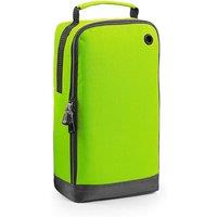 Bagbase Men's Sport Shoe Accessory Bag (8 Litres) Pack of 2 in Green