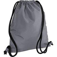 Bagbase Men's Icon Drawstring Bag Gymsac Pack of 2 in Grey