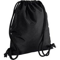 Bagbase Men's Icon Drawstring Bag Gymsac Pack of 2 in Jet Black