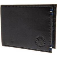 Chelsea FC Men's Leather Stitched Wallet in Black